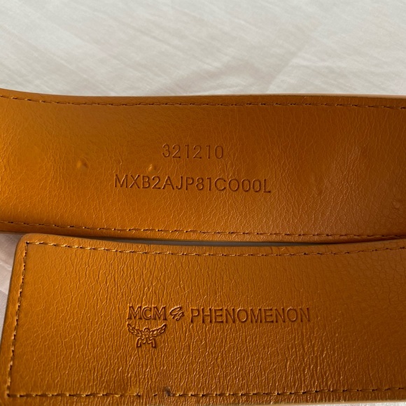 AUTHENTIC MCM RARE PHENOMENON BELT - Picture 4 of 16